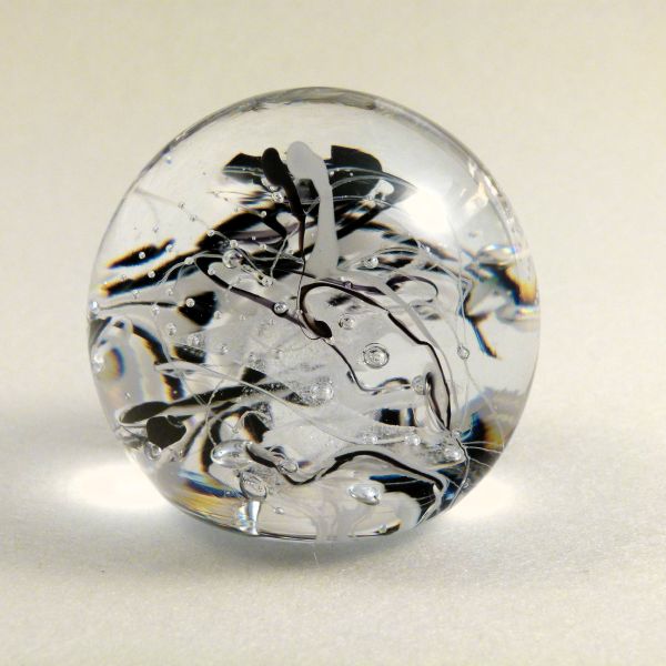 Briefbeschwerer Cosmos Schwarz-Weiß